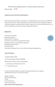 Aux de recursos humanos
