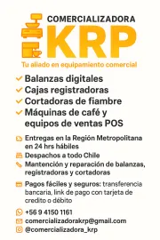 📢 Comercializadora KRP SPA – Tu aliado en equipamiento comercial
