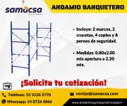 Andamio Banquetero Tubular para Espacios Reducidos