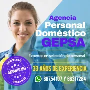 Servicio de Empleadas Domésticas GEPSA, 33 años