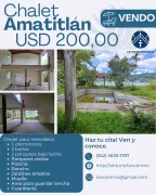 Chalet en Amatitlan a orilla del Lago para remodelar