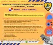 Técnico electrónico de sistemas de seguridad CCTV/ Incendio/ Alarmas