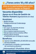 ¿Buscas una oportunidad de medio tiempo en Bogotá?