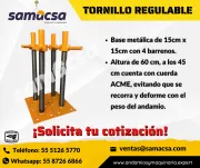 Tornillo Ajustable de Alta Precisión para Andamio