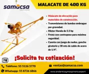 Malacate Profesional 400kg – Eficiencia en Obra