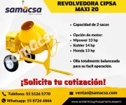 Revolvedora Profesional CIPSA para Obra Pesada