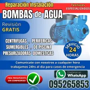 Reparacion instalacion de bombas de agua service sanitario