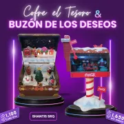 Buzón de los Deseos y Cofre El Tesoro de la Navidad de Coca-Cola 2003