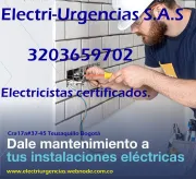 Electricista, los Rosales, Galerías, Teusaquillo, Palermo,Usatama,Colseguros.