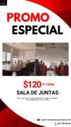 Renta de sala de juntas en Axia