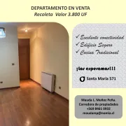Departamento en Venta Avda. Santa María #571