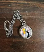 Reloj de bolsillo Looney Tunes - Piolín y Silvestre (coleccionable vintage)