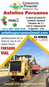 Fresado de Asfalto Precio por m2 – Asfaltado Perú 2026