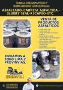 SUMINISTRO PROFESIONAL DE ASFALTOS Y EMULSIONES