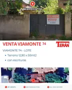 VENTA DE  TERRERNO 12,90 X 50MT2
