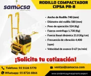 Rodillo PR8 CIPSA para Compactación Eficiente