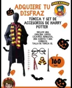 Disfraz Harry Potter con accesorios xl