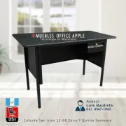 ESCRITORIOS ESTILO ESTUDIANTIL DE UNA GAVETA CON CHAPA