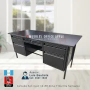 ESCRITORIOS TRADICIONALES TIPO EJECUTIVO DE CINCO GAVETAS