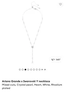 Ariana Grande x Swarovski Y necklace