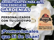 AROMATIZANTES PARA AUTO PERSONALIZADOS CON TU LOGOTIPO A COLOR