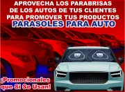 PARASOLES PARA AUTO PARA CAMPAÑAS PROMOCIONALES Y PUBLICITARIAS