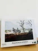 1000-Piece Zebra Wildlife Puzzle