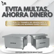 Trampas de grasa de acero inoxidable AISI 304