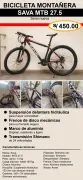 Vendo bicicleta Montañera 27.5" aluminio