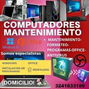 Servicio Técnico de computadoras Pc y de Escritorio - Formateo