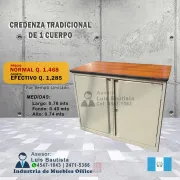 CREDENZA TRADICIONAL DE UN CUERPO