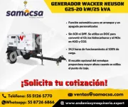 Generador Wacker G25: Energía Segura y Eficiente
