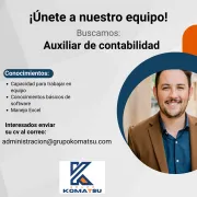 Vacante disponible: Auxiliar Contable