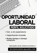 Oportunidad laboral – Bogotá