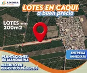 Venta de terreno en Huaral - Caqui, 200 m2, entrega inmediata