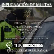 ⚖️ DR. MIGUEL RAMOS - DEFENSA TÉCNICA ESPECIALIZADA EN TRÁNSITO ⚖️