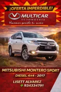 MITSUBISHI MONTERO SPORT 4x4 DIESEL - 2017