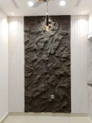 Panel de piedra cincelada