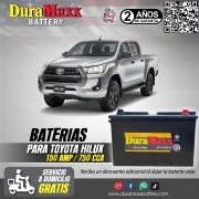 Bateria para Toyota Hilux motor Diesel.