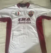 Camisa del AS Roma antigua de hace 20-25 años pieza de colección
