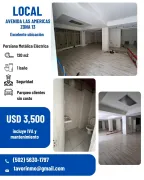 Local zona 13 Avenida Las Americas