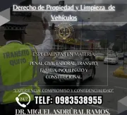 Dr. Miguel Asdrúbal Ramos- Abogado Transito en Quito