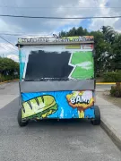 Carretón para eventos de comida ocupado