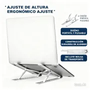 SOPORTE PARA LAPTOP - ¡LIBERA TU POSTURA Y PROTÉGE TU EQUIPO!