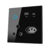 Smart Wall Socket With USB & Type C