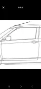 Vidrio delantero de puerta izquierda suzuki switf 2007