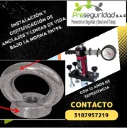 servicio certificacion, Revision de Anclajes y Líneas de vida.