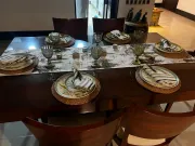Comedor exclusivo en madera maciza  de almacén MAdecor - Cali
