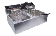 12 Liter 500 W Stainless steel double Tank Electric Deep oil Fryer