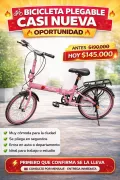 LÍQUIDO Bicicleta Plegable 20’